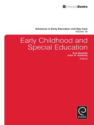 cover image of Advances in Early Education & Day Care, Volume 18